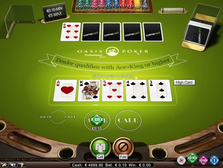 Oasis Poker of Net Entertainment